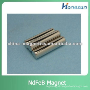 sintered neodymium permanent magnet bar N35 D6X10